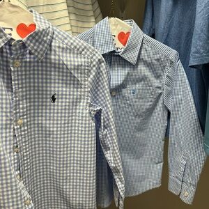 2 button down shirts size 8